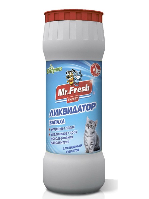  Mr.Fresh (Мистер Фреш)Ликвидатор запаха для кошачьих туалетов (порошок), 500 г