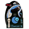 FLEXI New Line Comfort L Рулетка лента 8м/до 50кг серый/синий