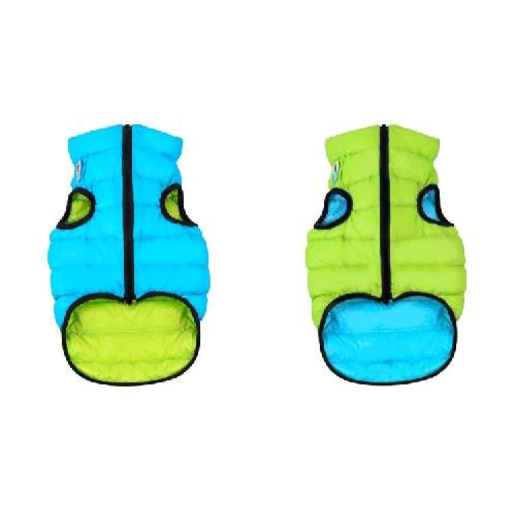 COLLAR AiryVest Lumi куртка д/собак двусторонняя светящаяся, салатово-голубая, размер S 40