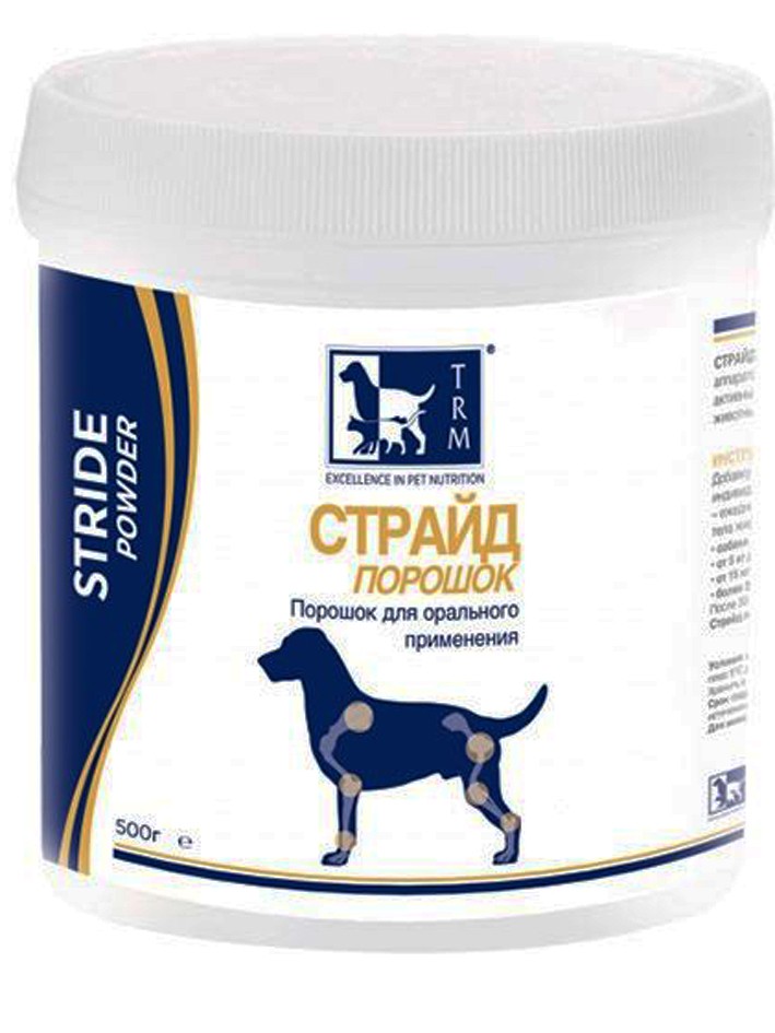 Stride (Страйд) хондропротектор (порошок) для собак, 500 г TRM