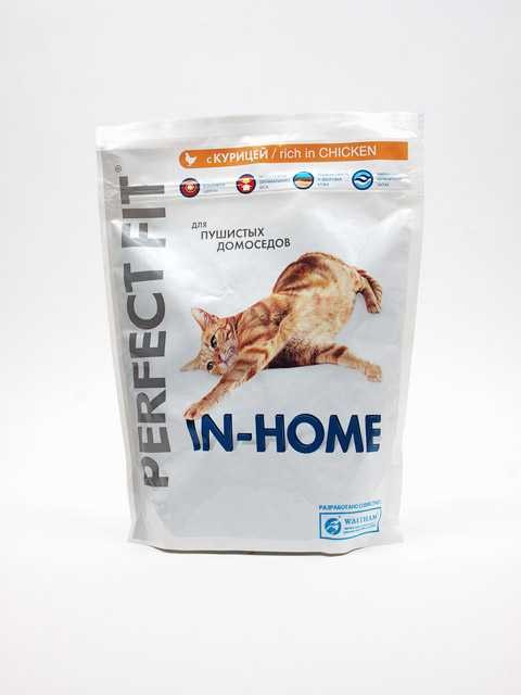 Perfect fit (Перфект фит) In-home Сухой корм для взрослых кошек живущих в помещении с курицей 1,2 кг