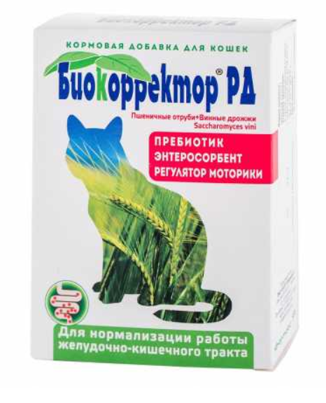 Биокорректор РД кормовая добавка для кошек 60 табл