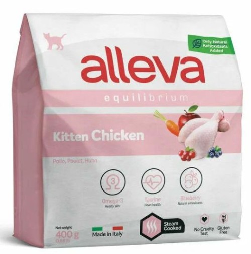 Alleva Equilibrium (Аллева Эквилибриум) Сухой корм для котят с курицей 400 г 