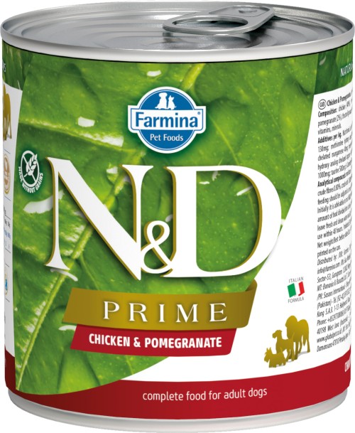 Farmina N&amp;D Prime (Фармина НД Прайм) Консервы беззерновые для взрослых собак всех пород с курицей и гранатом 285 г
