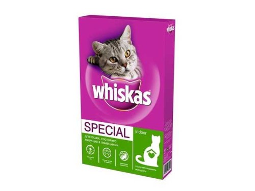Whiskas (Вискас) Сухой корм для кошек, живущих в помещении 400 г