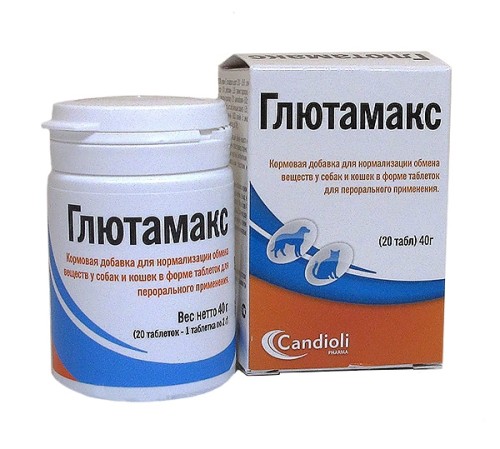 Глютамакс для животных 20 табл (40 г), Candioli