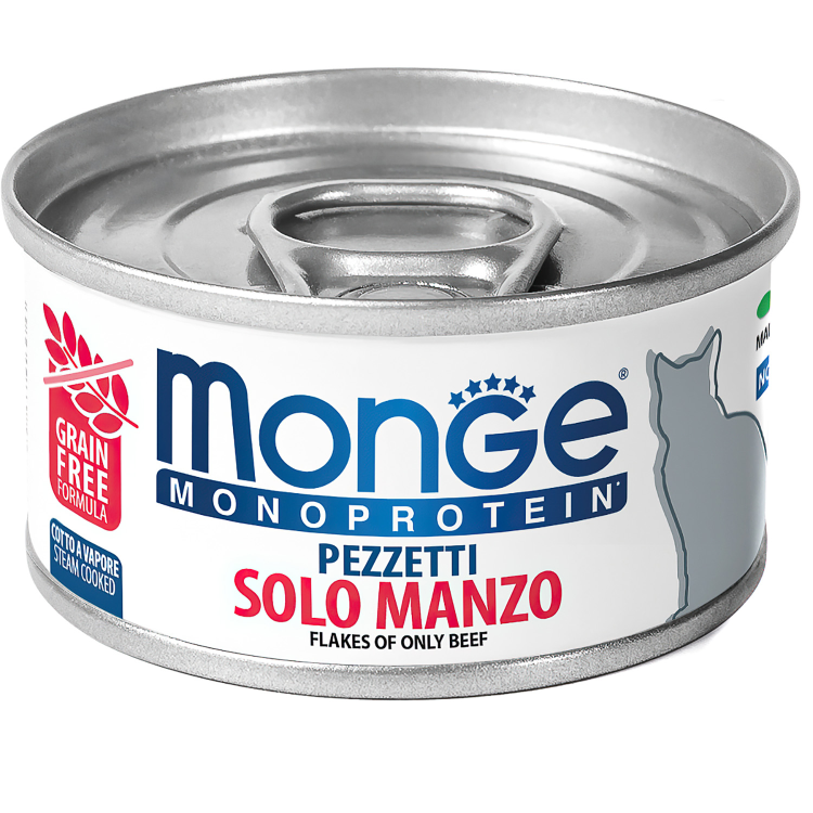 Monge (Монж) Cat Monoprotein Консервы для кошек с говядиной 80 г