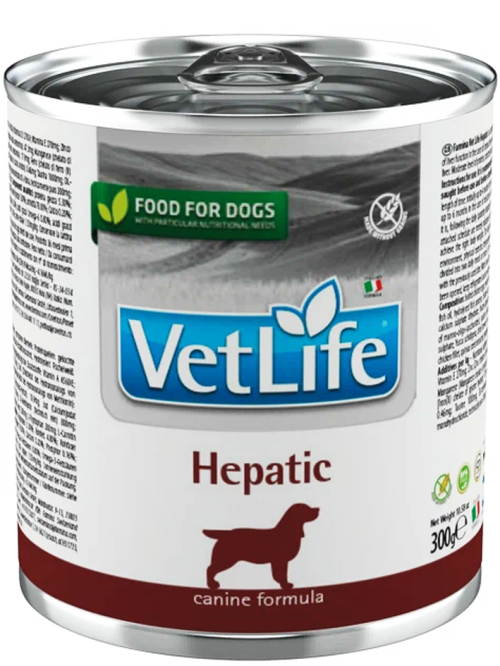 Farmina Vet Life (Фармина Вет Лайф) Hepatic Консервы лечебные для собак при заболеваниях печени 300 г 