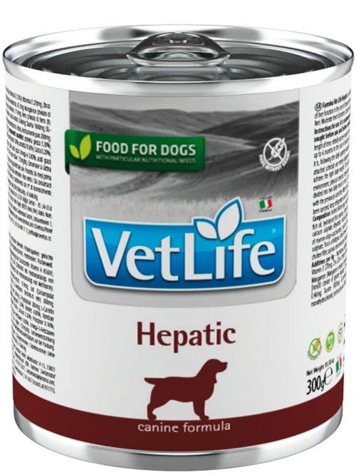 Farmina Vet Life (Фармина Вет Лайф) Hepatic Консервы лечебные для собак при заболеваниях печени 300 г 