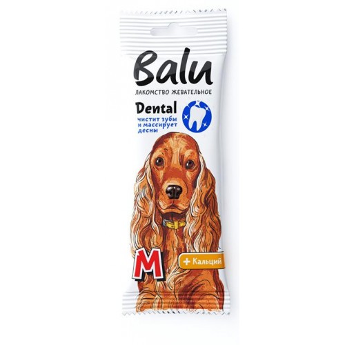 Балу BALU Dental Лакомство Жевательное для собак средних пород M 36 г