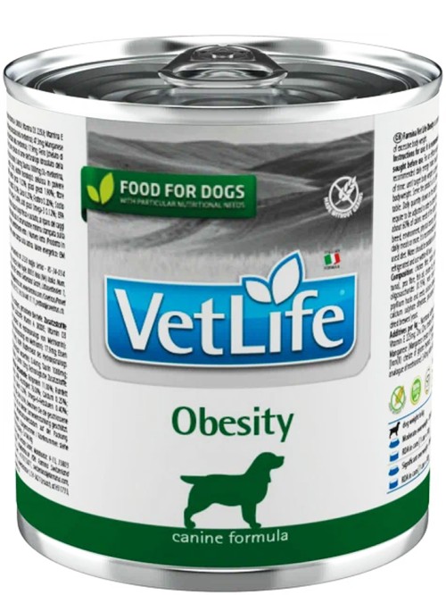 Farmina Vet Life (Фармина Вет Лайф) Obesity Консервы лечебные для собак для снижения избыточной массы тела 300 г