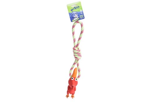 Pet star Игрушка для cобак Канат с попугаем с пищалкой 40 см