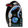 FLEXI New Line Comfort S Рулетка лента 5м/до 15кг серый/синий