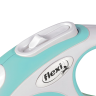 FLEXI New Line Comfort XS Рулетка трос 3м/до 8кг серый/голубой