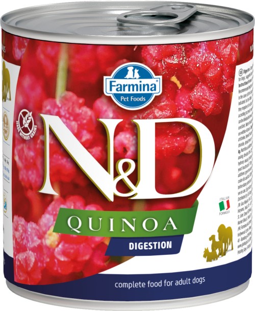 Farmina N&amp;D (Фармина НД) Quinoa Digestion Консервы беззерновые для собак всех пород с чувствительным пищеварением с киноа 285 г