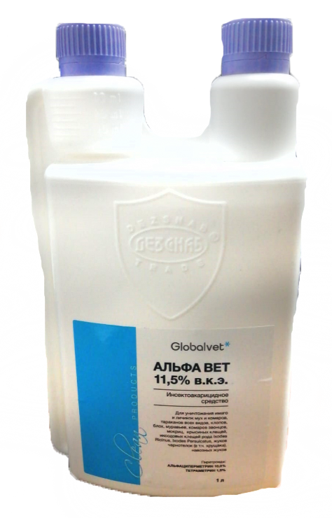 Альфа ВЕТ 11,5% в.к.э., 1 л, Global-vet