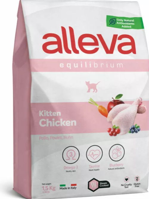 Alleva Equilibrium (Аллева Эквилибриум) Сухой корм для котят с курицей 1,5 кг