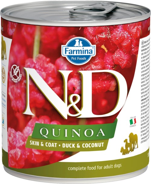 Farmina N&amp;D (Фармина НД) Quinoa Консервы беззерновые для собак всех пород с уткой, киноа и кокосом 285 г