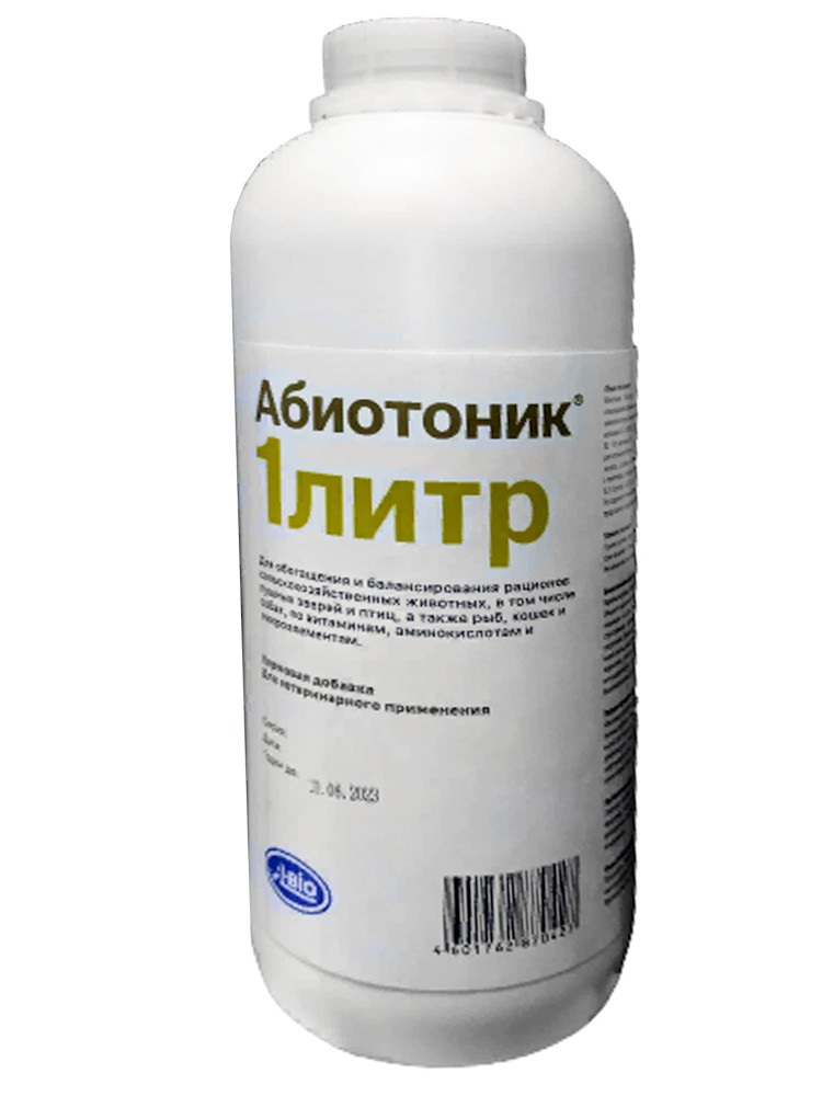 Абиотоник Кормовая добавка для животных 1 л (замена Чиктоника)