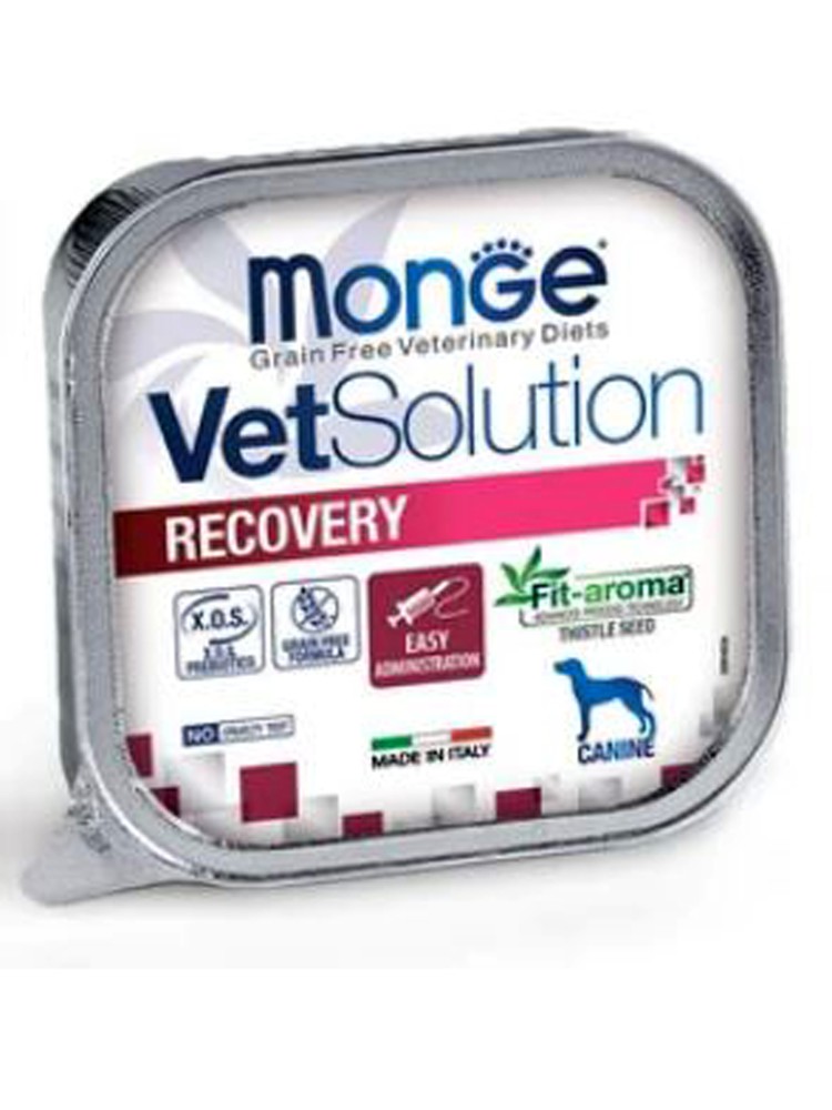 Monge (Монж) VetSolution Dog Recovery Рекавери Диетический влажный корм для собак при восстановлении питания в период выздоровления, 150 г х 5 шт