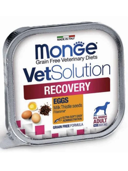Monge (Монж) VetSolution Dog Recovery Рекавери Диетический влажный корм для собак при восстановлении питания в период выздоровления, 150 г х 5 шт