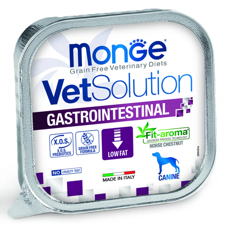Monge (Монж) VetSolution Dog Gastrointestinal Гастроинтестинал Диетический влажный корм для собак при заболеваниях ЖКТ, 150 г х 5 шт