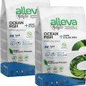 Alleva Holistic (Аллева Холистик) Сухой корм для взрослых кошек с океанической рыбой, коноплей и алоэ 400 г