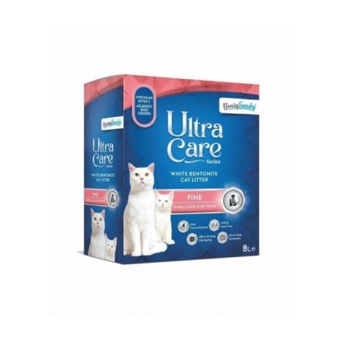 Ultra Care Fine Small Cats &amp; Kittens Комкующийся наполнитель для котят и мелких кошек 8 л 7 кг (замена Ever Clean)