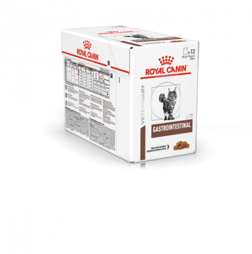 Royal Canin (Роял Канин) GastroIntestinal  Влажный корм для кошек при проблемах ЖКТ, (пауч) 85 гр