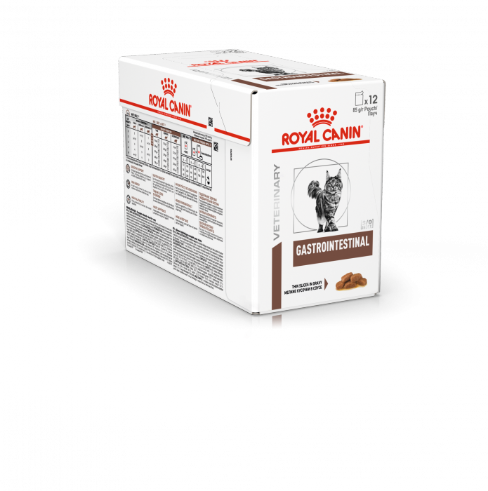 Royal Canin (Роял Канин) GastroIntestinal  Влажный корм для кошек при проблемах ЖКТ, (пауч) 85 гр