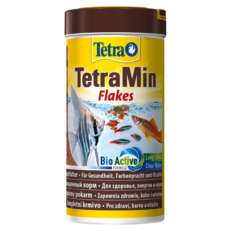 TetraTetraMin Flakes Корм для всех видов декоративных рыб (хлопья) 52 г 250 мл