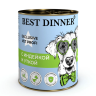 Best Dinner Exclusive Vet Profi Hypoallergenic Консервы для собак для профилактики аллергии, с индейкой и уткой, 340 г